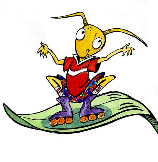 Spiffy Grass Hopper